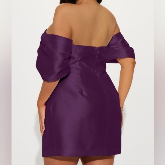 Allison Taffeta Mini Dress - Picture 2 of 3